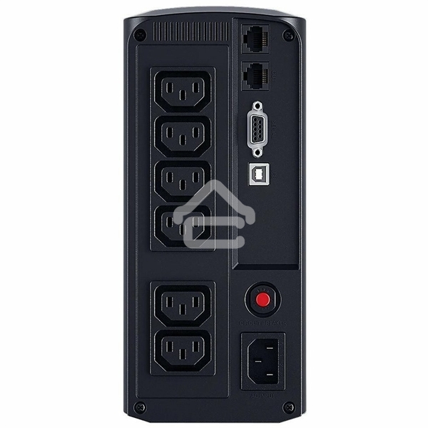 Источник бесперебойного питания UPS CyberPower VP1000EILCD Line-Interactive 1000VA/550W USB/RS-232/RJ11/45 (6 IEC С13)