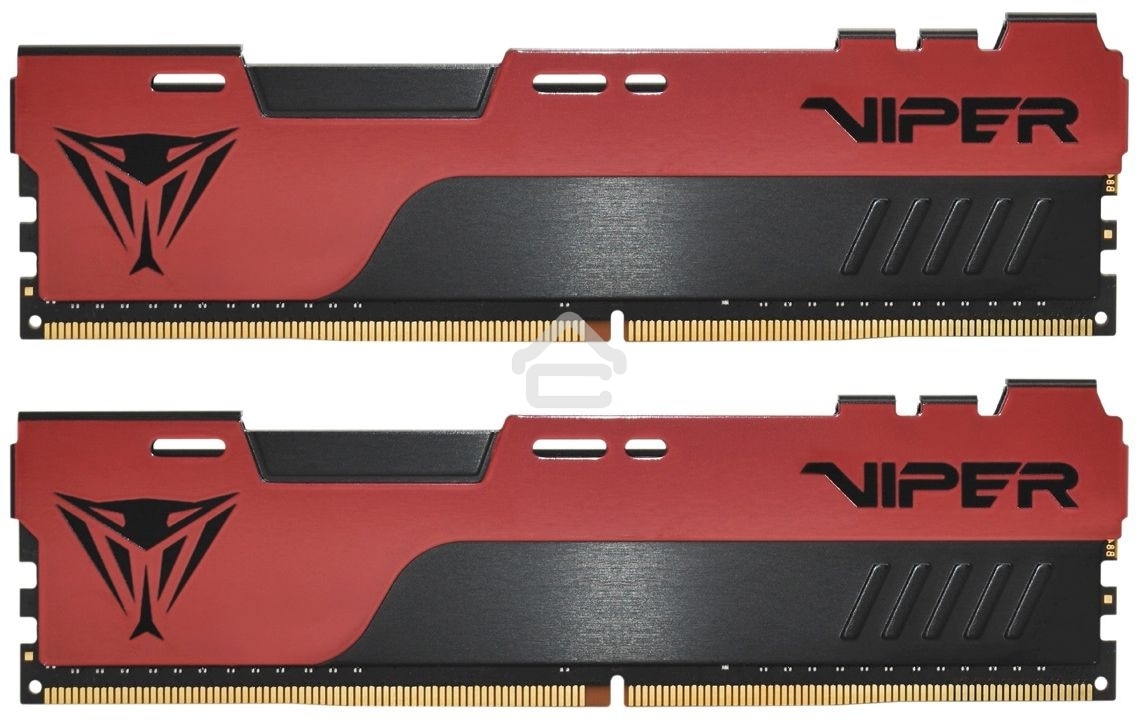 Оперативная память Patriot Viper Elite II, DDR4, 8GB (2x4 GB), 2666 MHz, CL16, DIMM, радиатор, красный