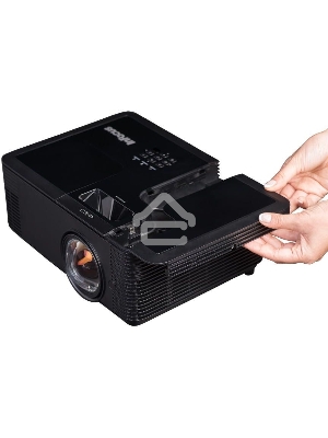 Проектор INFOCUS IN134ST DLP, 4000 ANSI Lm, XGA (1024x768), 28500:1, 0.626:1, 3.5mm in, Composite video, VGA, HDMI 1.4a x3 (поддержка 3D), USB-A (для SimpleShare и др.), лампа 15000ч.(ECO mode), 3.5mm out, Monitor out (VGA), RS232, RJ45, 21дБ, 3,2 кг