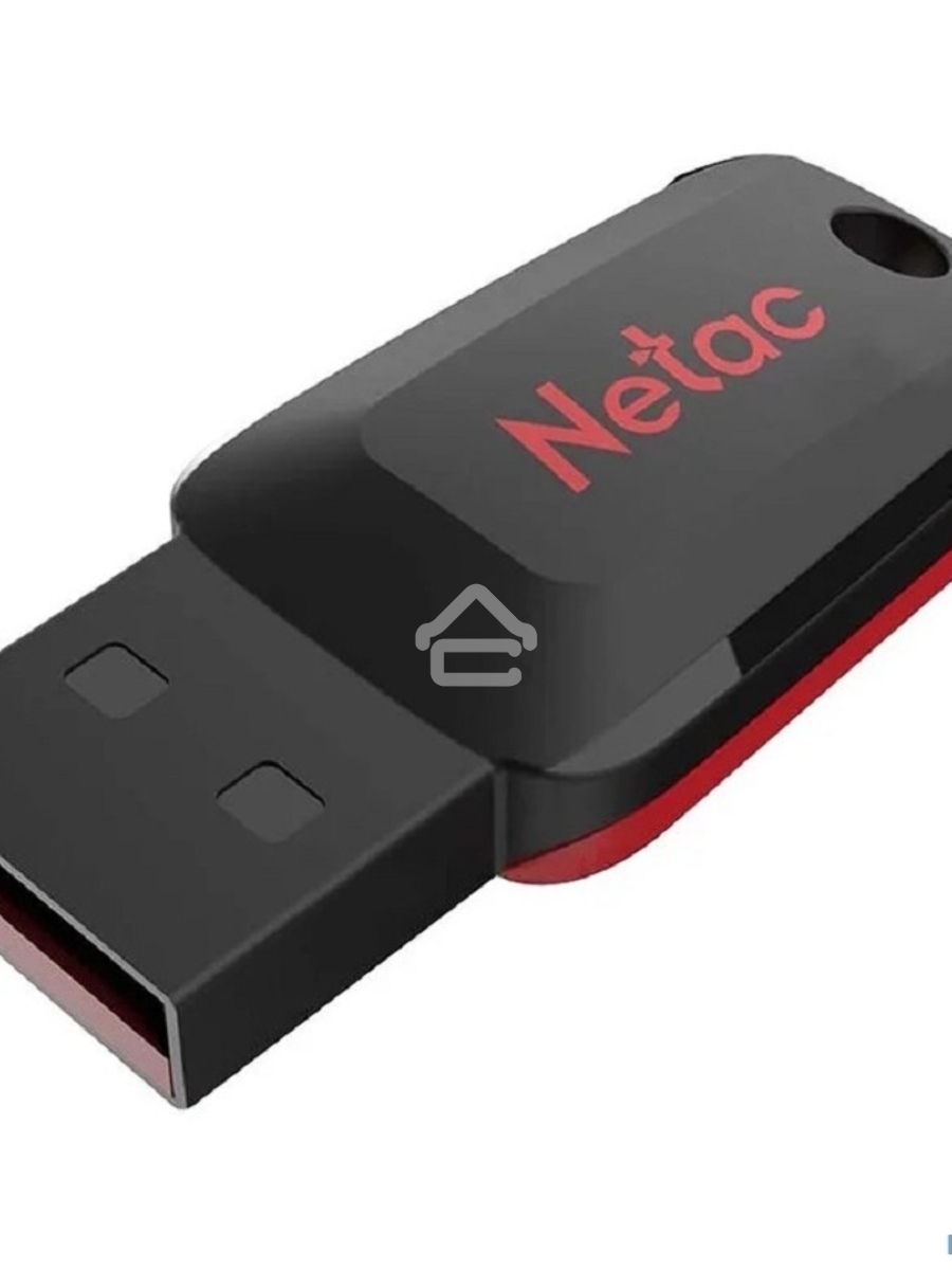Флеш диск Netac U197 16Gb <NT03U197N-016G-20BK>, USB2.0, пластиковая, черная