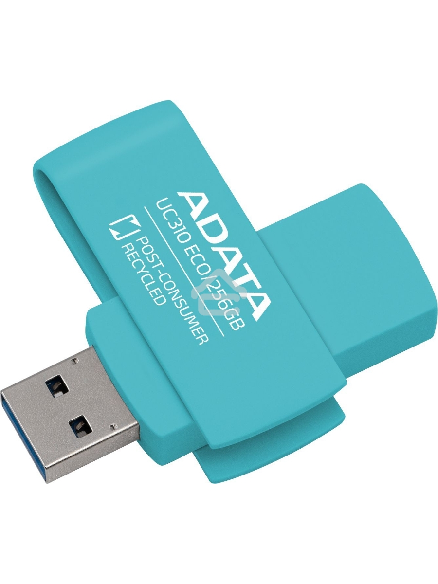 Флеш диск ADATA UC310E 256Gb USB 3.2 Gen1 зеленый UC310E-256G-RGN