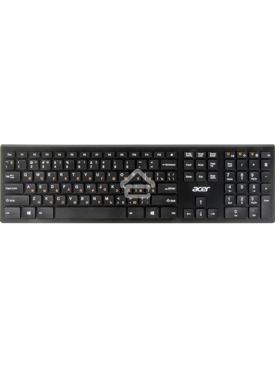 Клавиатура Acer OKR020 беспроводная, USB, Радиоканал, черный
