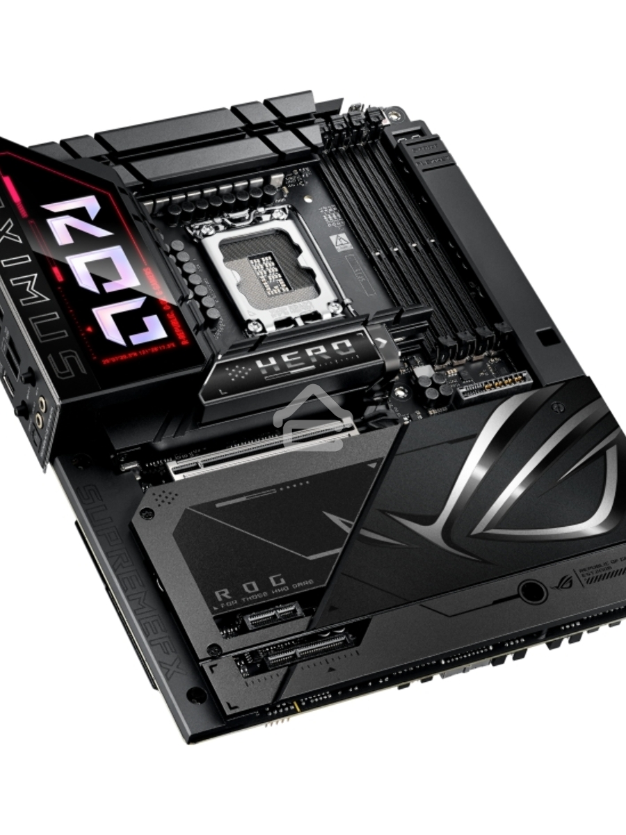 Материнская плата ASUS ROG MAXIMUS Z890 HERO BTF, LGA1851, Intel Z890, 4xDDR5, 4xSATA, 6xM.2, 1xPCIe 5.0 x16, 1xPCIe 4.0 x4, 1xPCIe x1, 1xHDMI, 2xUSB-C (Thunderbolt 4), 1xUSB-C 3.2 Gen 2, 4xUSB-A 3.2 Gen 2, 4xUSB-A 3.2 Gen 1, 2x2.5Gb LAN, Wi-Fi 7, Bluetoo
