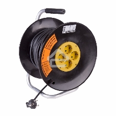 Удлинитель силовой на катушке 4 гнезда с/з 30 м 3х1,5 мм² OPTIMA PROCONNECT Удлинитель силовой на катушке 4 гнезда с/з 30 м 3х1,5 мм² OPTIMA PROCONNECT