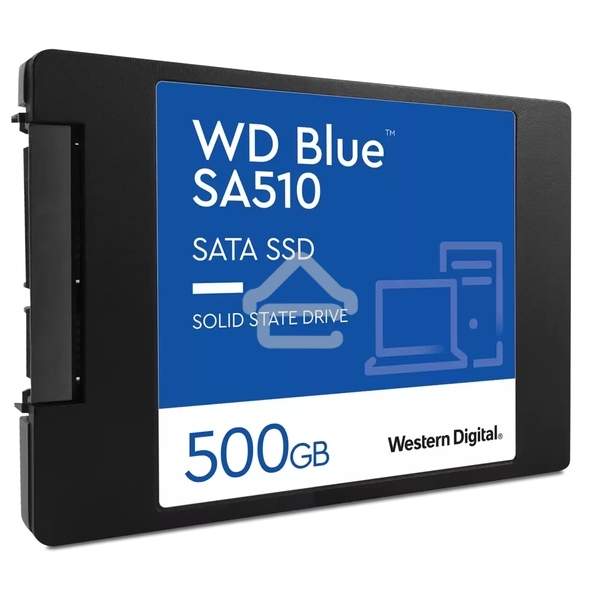 Накопитель SSD WD Blue SA510 WDS500G3B0A, 500GB, SATA III, 2.5