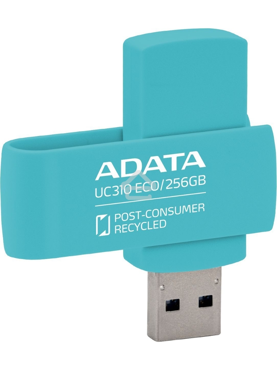 Флеш диск ADATA UC310E 256Gb USB 3.2 Gen1 зеленый UC310E-256G-RGN