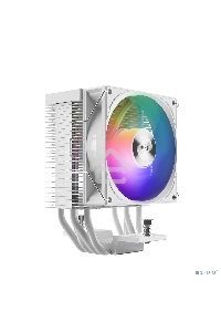 Кулер PCCooler R400 ARGB WH S115X/1200/1700/AM4/AM5 (TDP 180W, 90mm ARGB Fan, 4 тепловые трубки 6мм, 650-2200RPM, 28,3dBa)