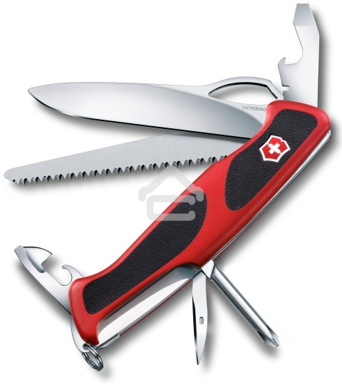 Нож перочинный Victorinox RangerGrip 78 (0.9663.MC) 130мм 12функций красный/черный карт.коробка