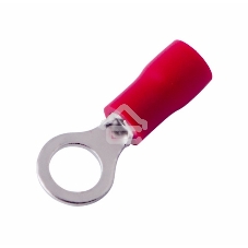 Наконечник кольцевой изолированный ø 5.3 мм 0.5-1.5 мм² (НКи 1.5-5/НКи 1,25-5) красный Rexant