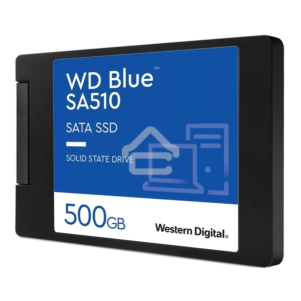 Накопитель SSD WD Blue SA510 WDS500G3B0A, 500GB, SATA III, 2.5