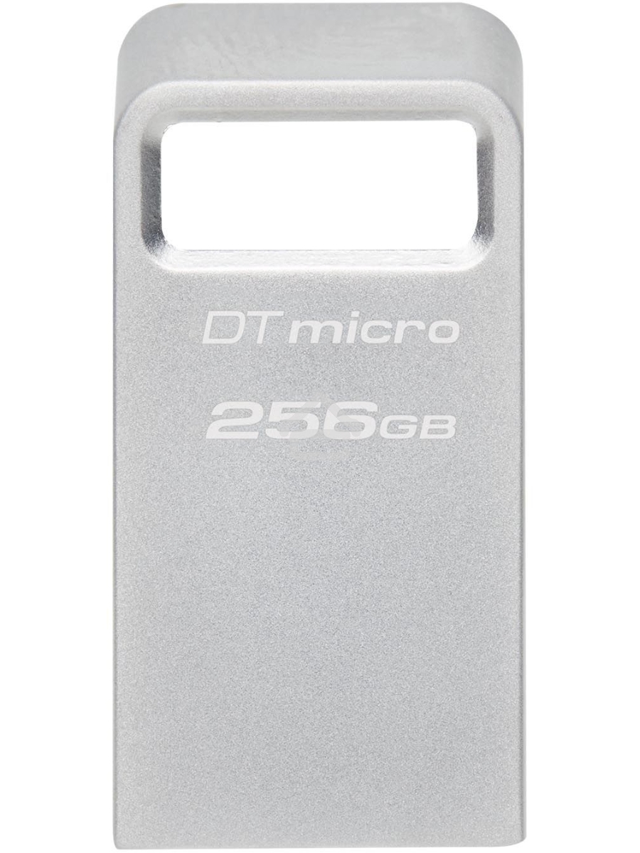 Флеш диск Kingston 256Gb DataTraveler Micro DTMC3G2/256GB USB3.0 серебристый
