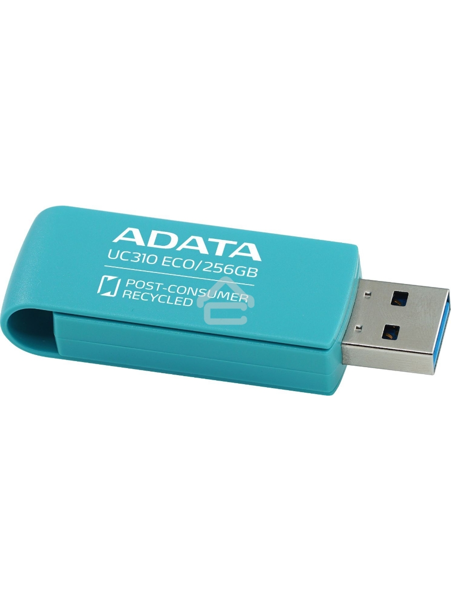 Флеш диск ADATA UC310E 256Gb USB 3.2 Gen1 зеленый UC310E-256G-RGN