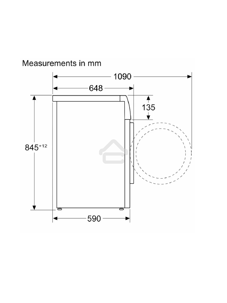 Стиральная машина Bosch Serie 8 WGB256A0ME белый, загрузка фронтальная 10 кг, 1600 об/мин., класс: А