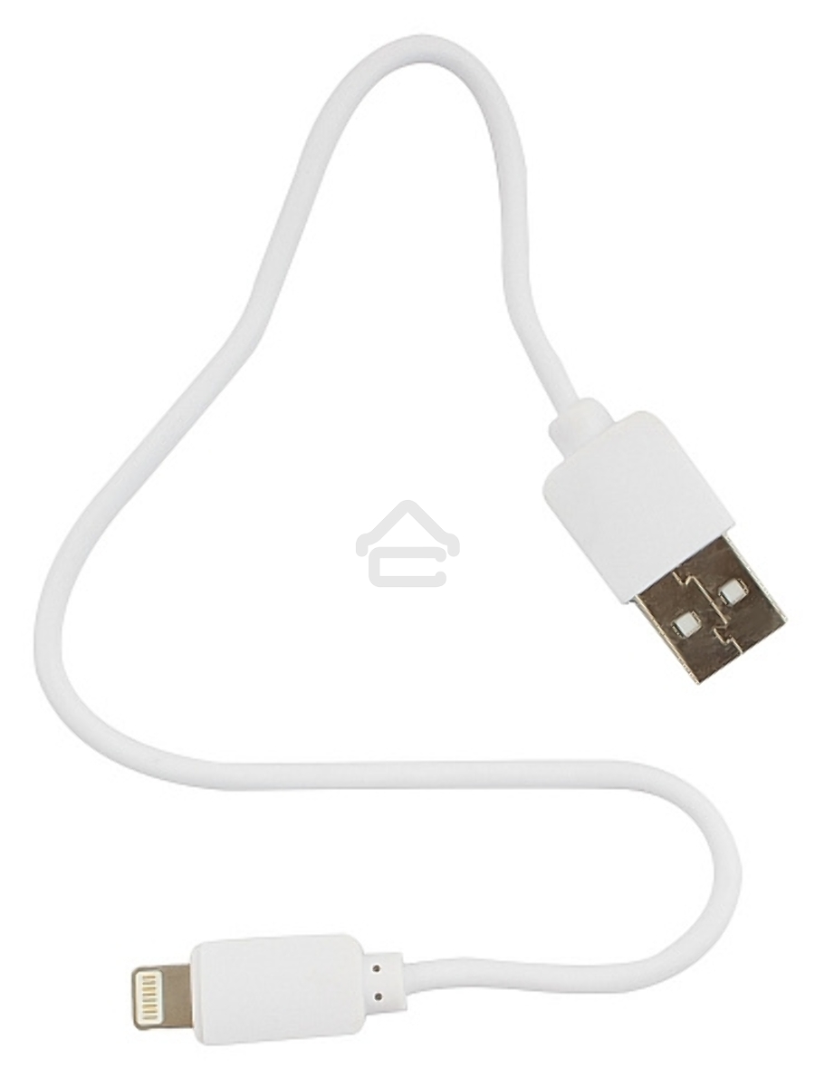 Кабель USB Гарнизон GCC-USB2-AP2-0.3M-W AM/Lightning, для iPhone5/6/7, IPod, IPad, 0.3м, белый, пакет