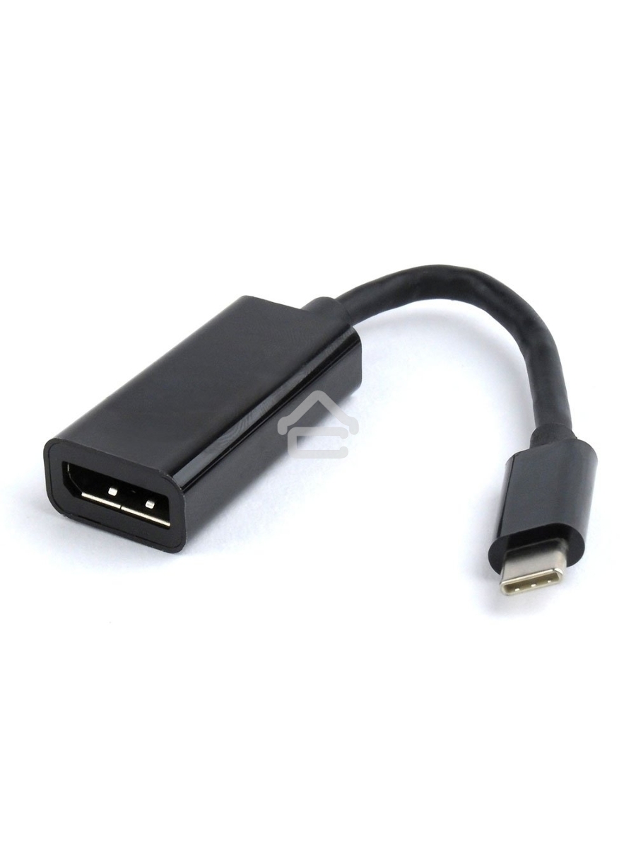 Переходник Cablexpert USB Type-C/DisplayPort, 15см, пакет (A-CM-DPF-01)