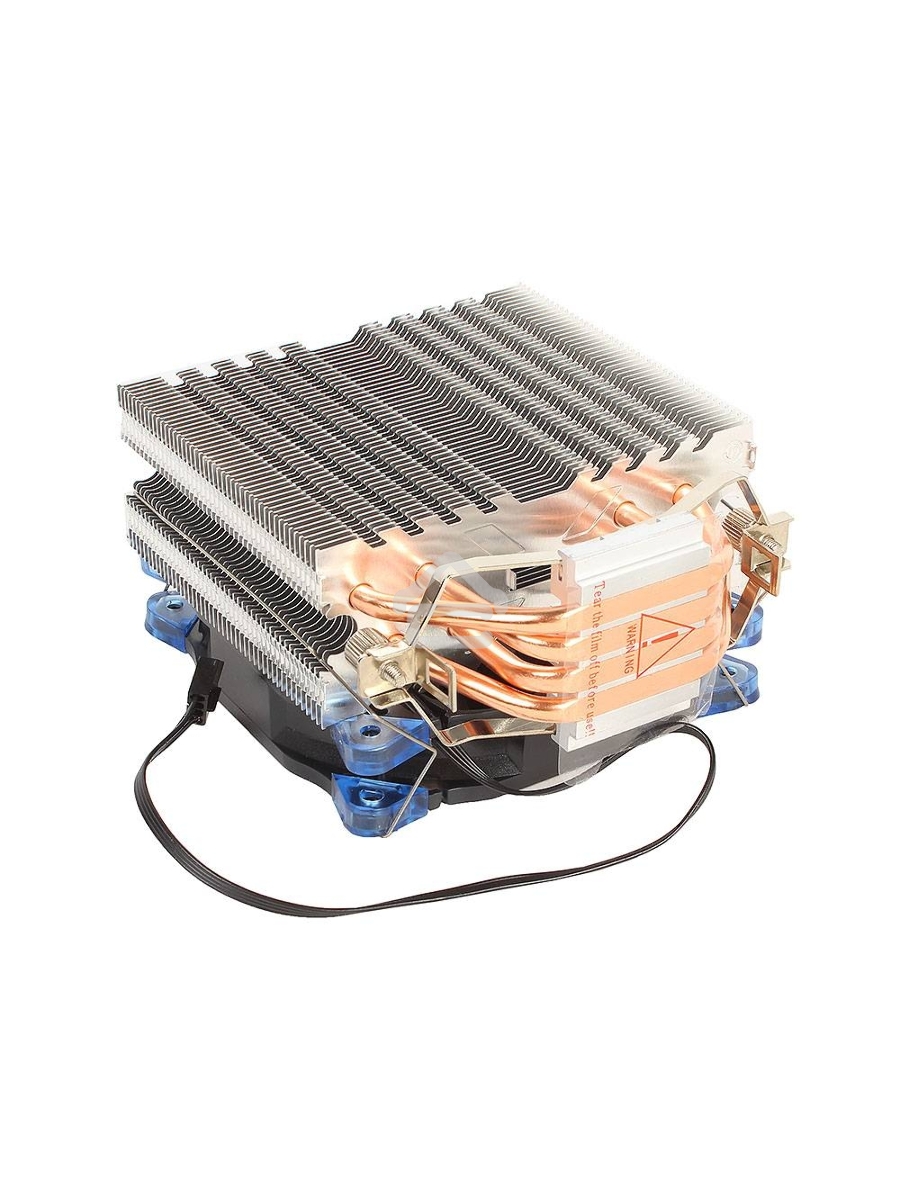 Кулер для процессора AeroCool / Formula Verkho 4 Lite серебристый, 90 мм, алюминий/медь, 2000 об/мин, 27 дБ, 4 pin, 125 Вт, 135 мм