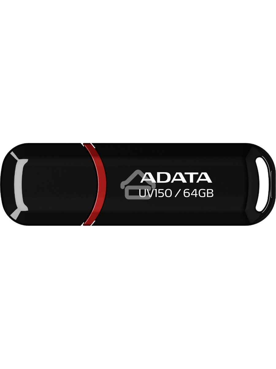 Флэш диск ADATA Flash Drive 64GB UV150 {USB3.0, BLACK}