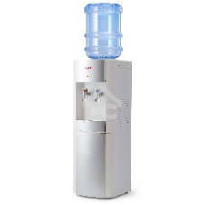 Кулер AEL LD-AEL-28 напольный электронный белый/серебристый