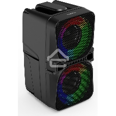 Портативная колонка Digma D-PS1505 черный 20 Вт 2.0 BT 10м 1200mAh