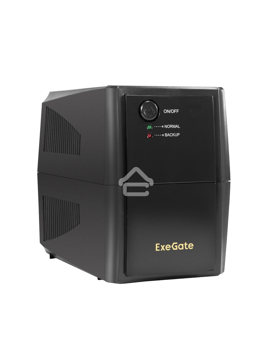 Источник бесперебойного питания ExeGate Power Back BNB-500.LED.4C13 <500VA/300W, LED, 4*C13, Black>