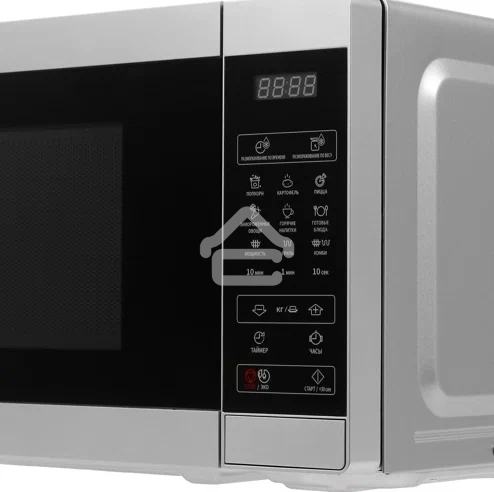 Микроволновая печь Sharp R6800RSL серебристый, 20 л, 800 Вт, переключатели - сенсор