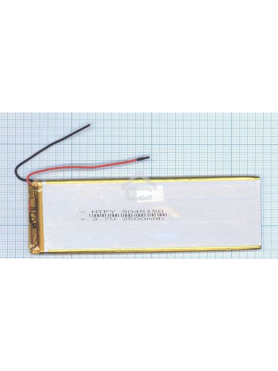 Аккумулятор Li-Pol (батарея) 3*45*150мм 2pin 3.7V/2500mAh