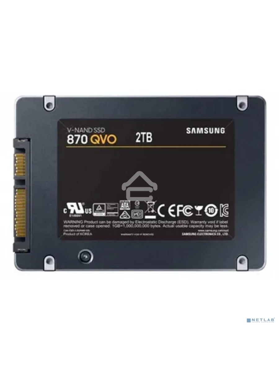 Накопитель SSD Samsung 870 QVO, 2TB, SATA III, 2.5