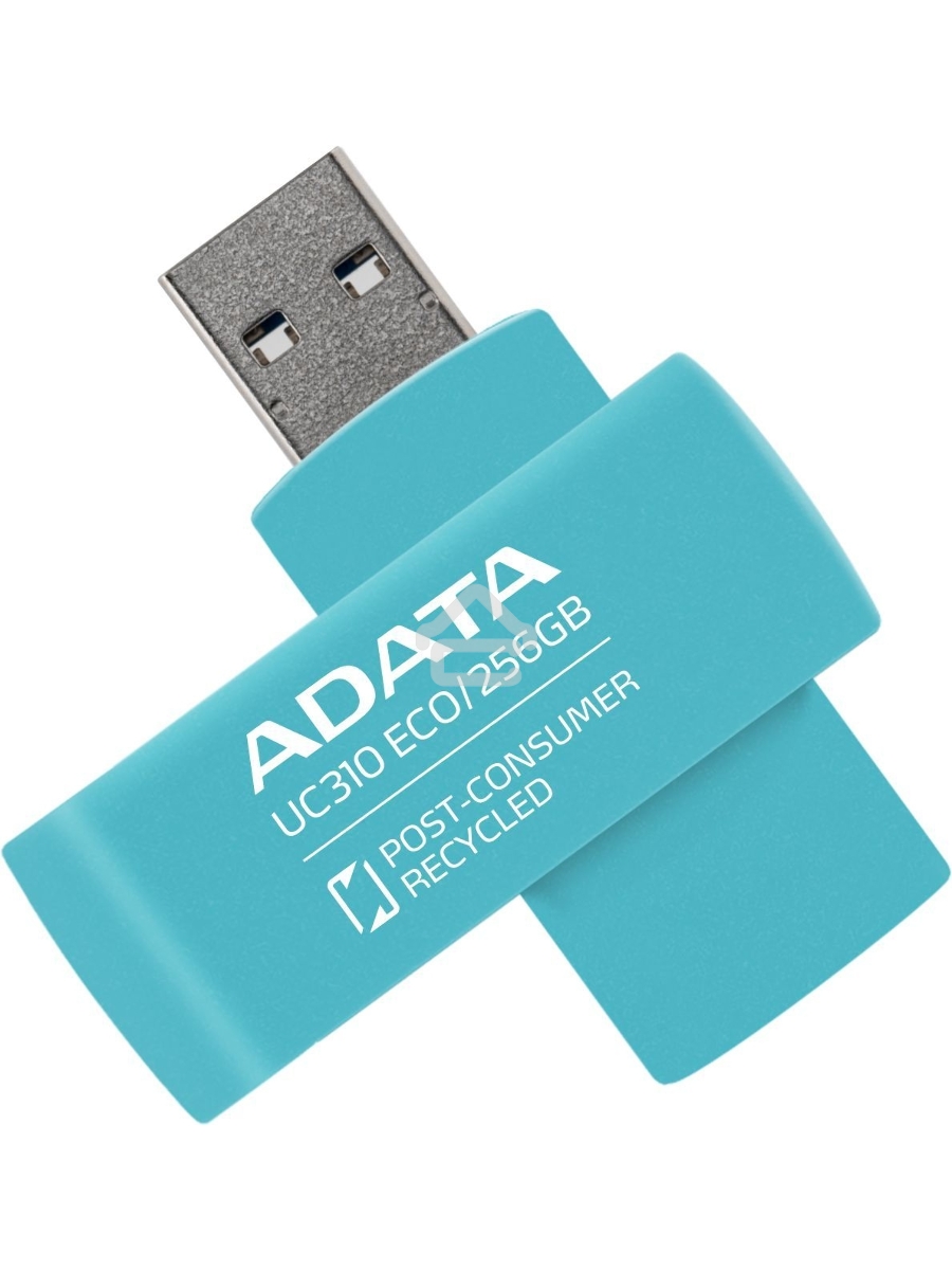 Флеш диск ADATA UC310E 256Gb USB 3.2 Gen1 зеленый UC310E-256G-RGN