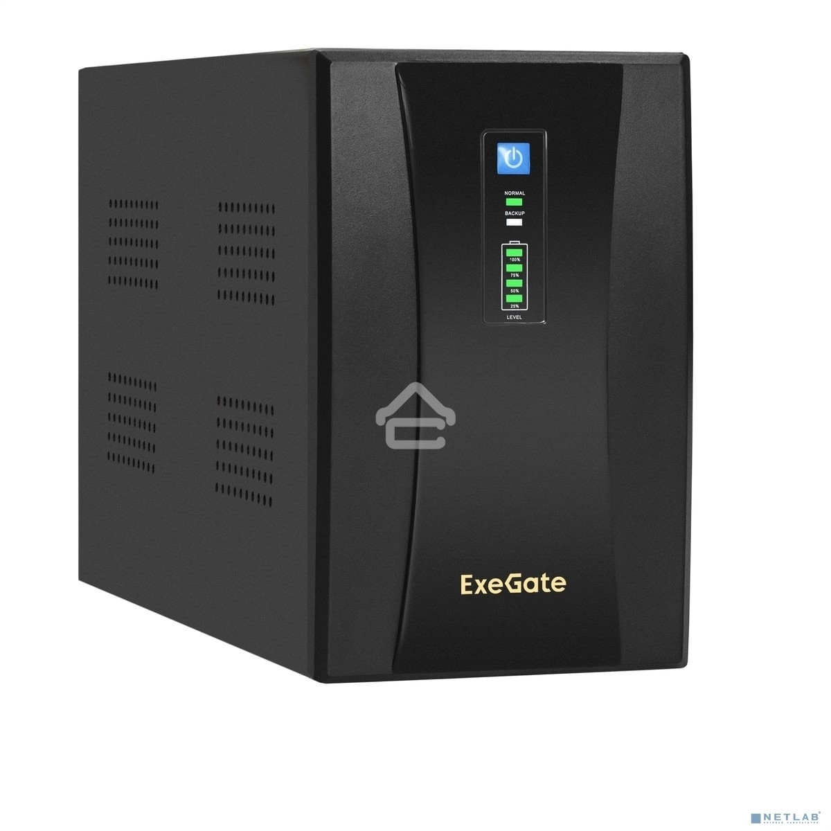 Источник бесперебойного питания ExeGate EX292607RUS SpecialPro UNB-2000.LED.AVR.1SH.2C13.RJ.USB <2000VA/1200W, LED, AVR,1*Schuko+2*C13, RJ45/11, USB, металлический корпус, Black>