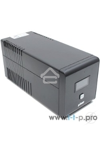 Источник бесперебойного питания PowerMan Smart Sine 1000 black (Pure Sine Wave/LCD Display/USB/Software/RJ11/45)