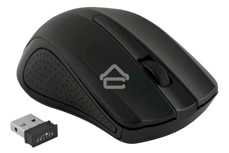 Мышь беспроводная Oklick 485MW черный, 1200 dpi, радиоканал, USB, кнопки - 3