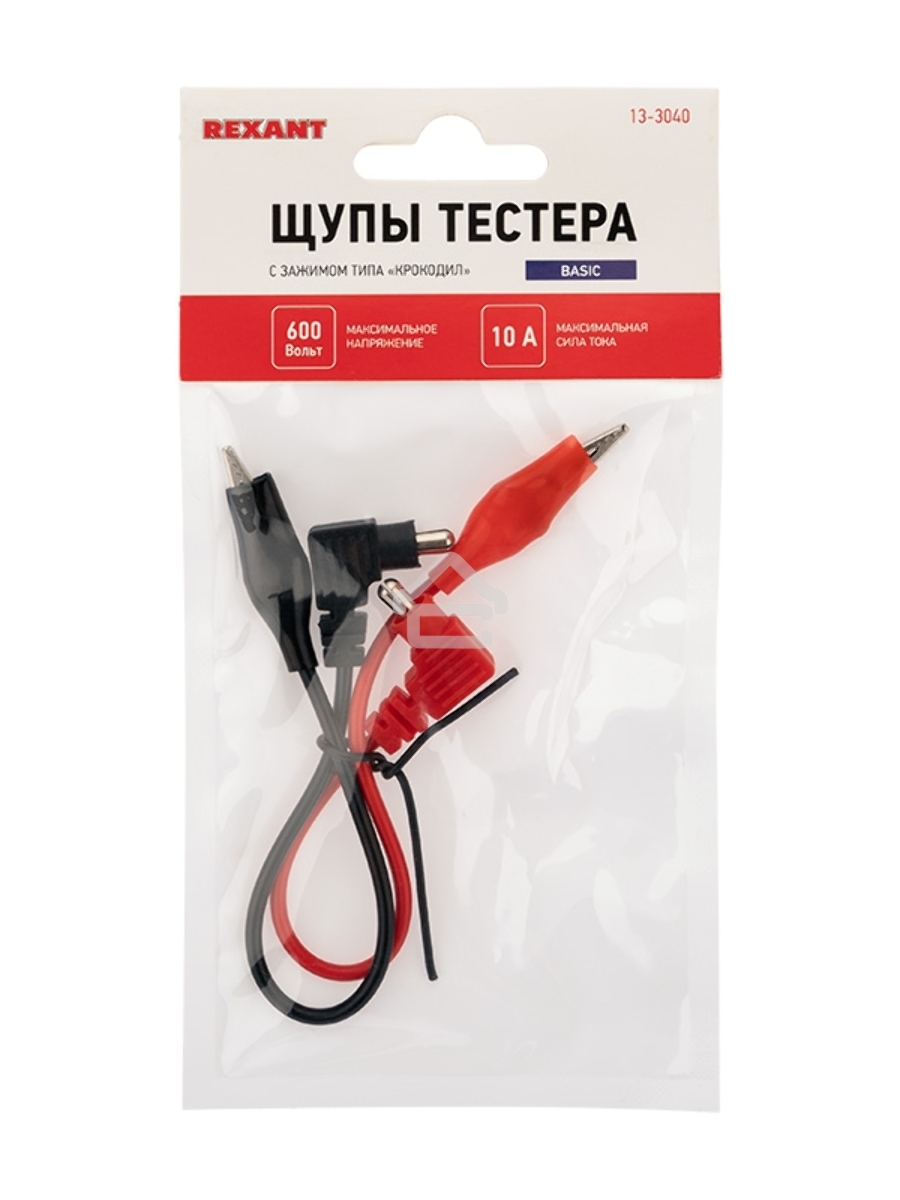 Щупы тестера с зажимом типа «крокодил» REX10 13-3040 Rexant