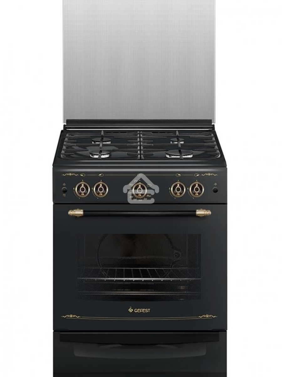 Плита газовая Gefest ПГ 6100-02 0187 черный, конфорок 4 шт, духовка 52 л, 60 см x 85 см x 60 см