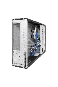 Компьютерный корпус Desktop ExeGate MI-207U-300W-8 (miniITX/mATX, БП M300 с вент. 8см, 1*USB+1*USB3.0, аудио, черный)