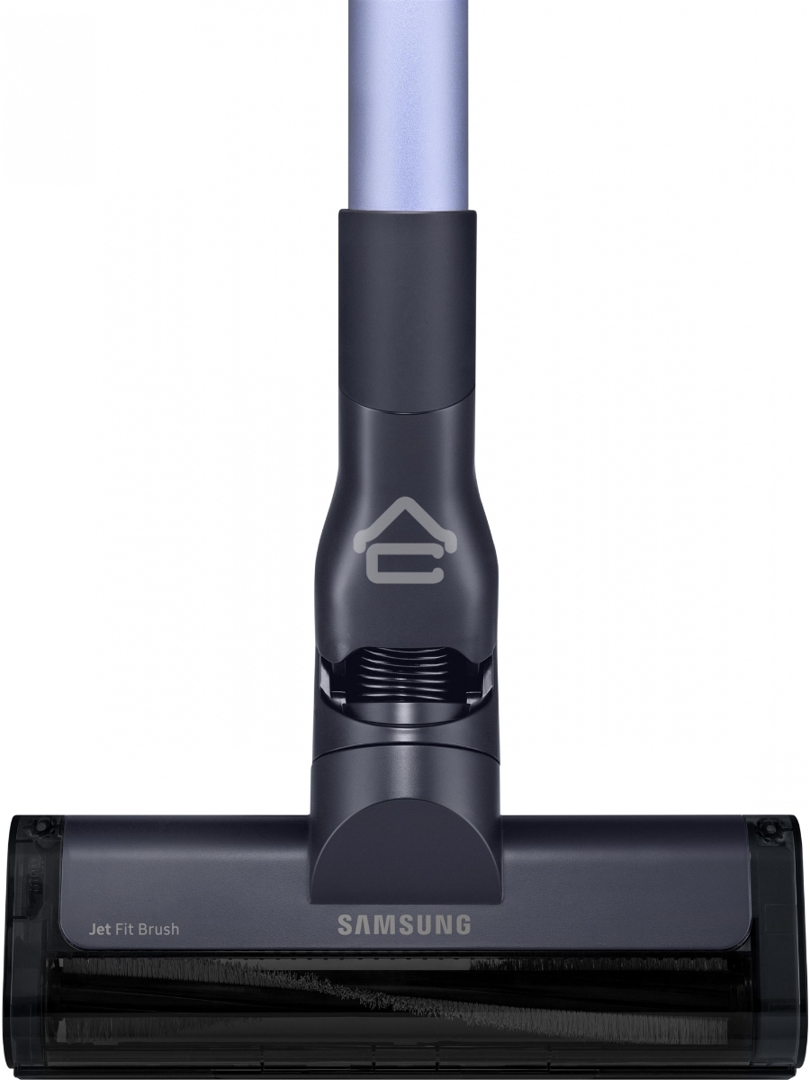 Пылесос вертикальный Samsung VS15A6031R4/EV фиолетовый/чёрный, питание от аккумулятора, 150 Вт, уборка сухая, пылесборник 0.8 л, работа от АКБ max 40 мин.