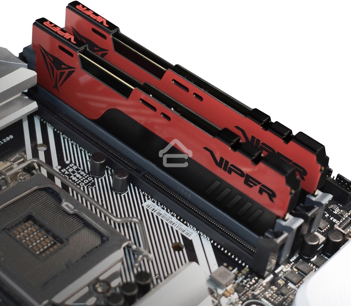 Оперативная память Patriot Viper Elite II, DDR4, 8GB (2x4 GB), 2666 MHz, CL16, DIMM, радиатор, красный