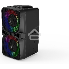 Портативная колонка Digma D-PS1505 черный 20 Вт 2.0 BT 10м 1200mAh