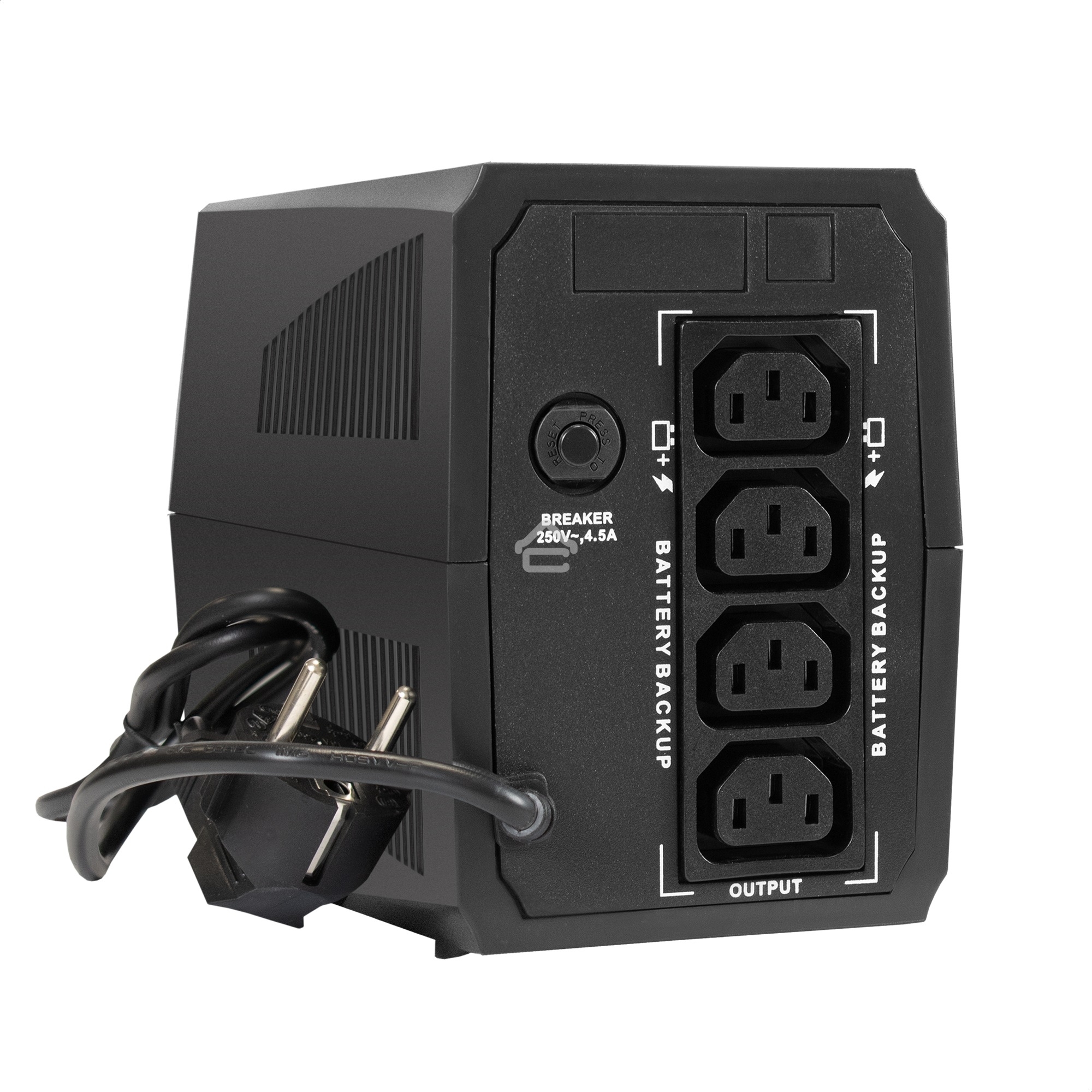 Источник бесперебойного питания ExeGate Power Back BNB-500.LED.4C13 <500VA/300W, LED, 4*C13, Black>