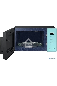 Микроволновая печь Samsung MG23T5018AN/BW голубой, 23 л, 800 Вт, переключатели - сенсор