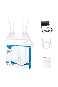 Роутер беспроводной Cudy WR1200 AC1200 10/100BASE-TX белый