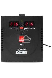 Стабилизатор напряжения Powerman AVS 2000D (2000ВА,15А,КПД 98%,циф. индикация вх./вых. напряж.)