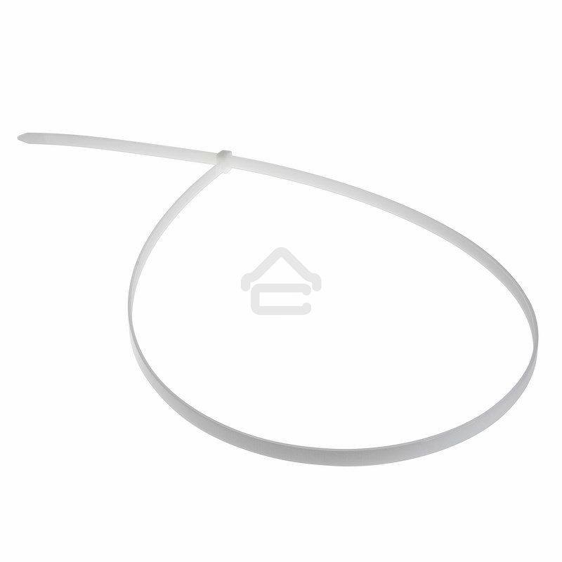 Хомут-стяжка кабельная нейлоновая Rexant 600 x 7.6 мм, белая, упаковка 100 шт.