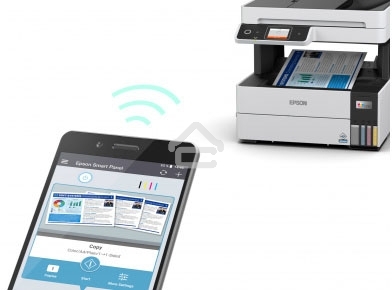 МФУ струйный Epson L6490 (C11CJ88405), A4, цветной, печ. до 17 стр/мин. (ч/б) до 9.5 стр/мин. (цвет), 1200 x 4800 dpi (печать) 1200x2400dpi (скан.), USB, RJ-45, Wi-Fi