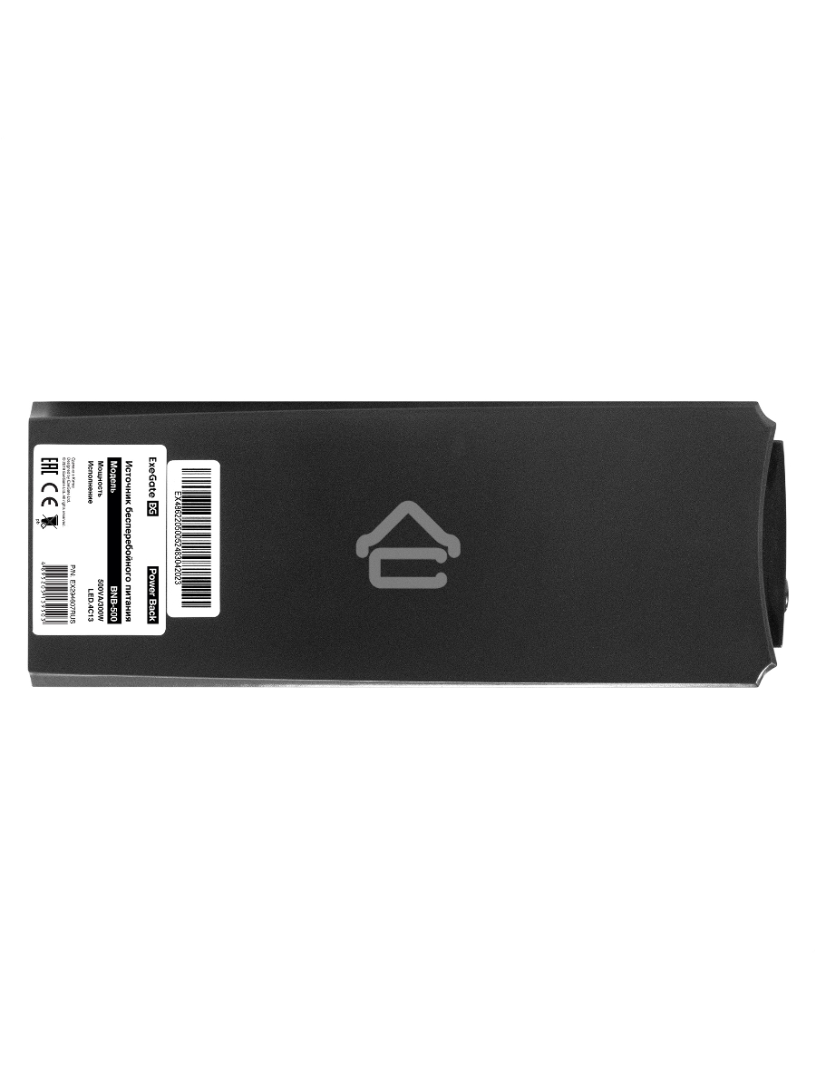 Источник бесперебойного питания ExeGate Power Back BNB-500.LED.4C13 <500VA/300W, LED, 4*C13, Black>