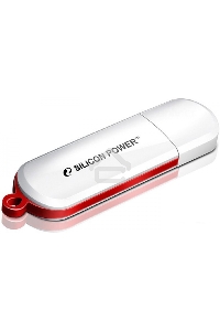 Флеш диск Silicon Power 8Gb LuxMini 320 SP008GBUF2320V1W USB2.0 белый