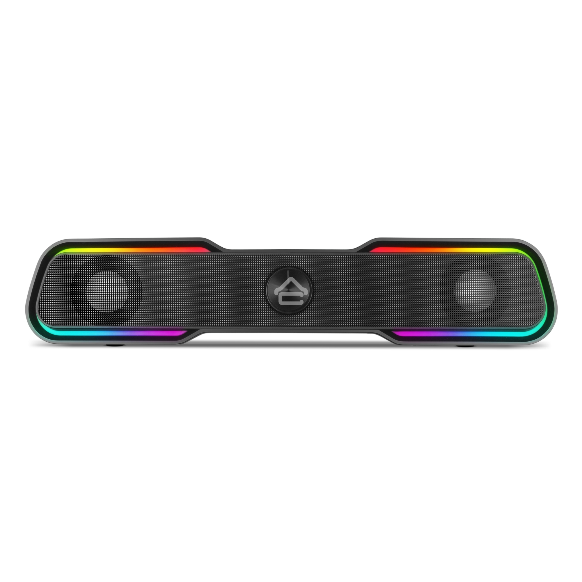 Акустическая система Sven 450 2.0 (2x5W, Bluetooth, RGb-подсветка) черная