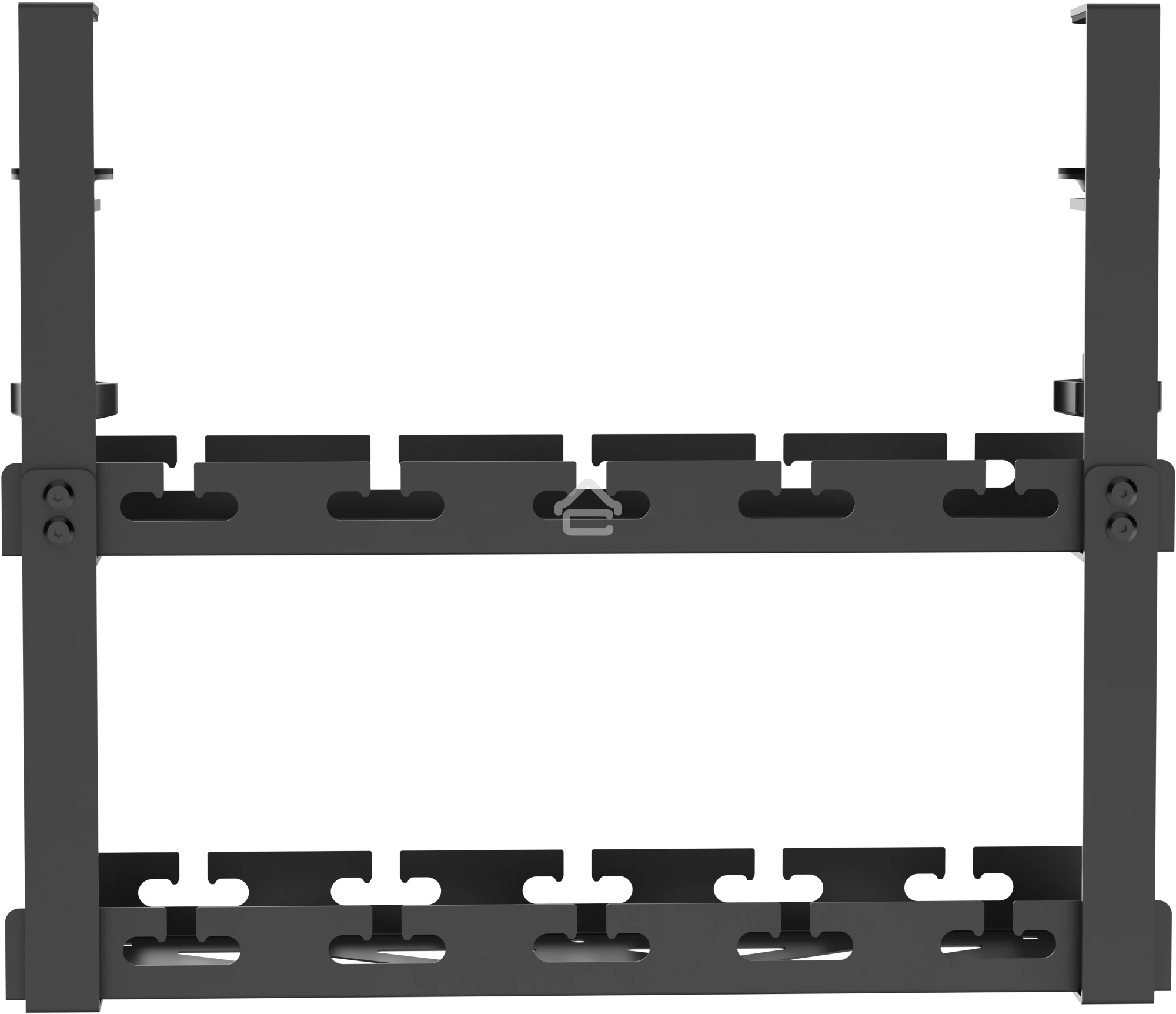 Кабель-канал Cactus CS-CM-400-2BK для столов 40x13.4x34.2 см черный