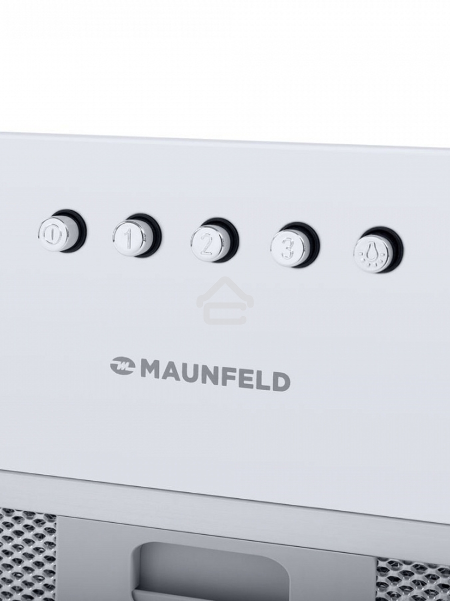 Вытяжка встраиваемая Maunfeld Crosby Power 60 белый управление: кнопочное (1 мотор)