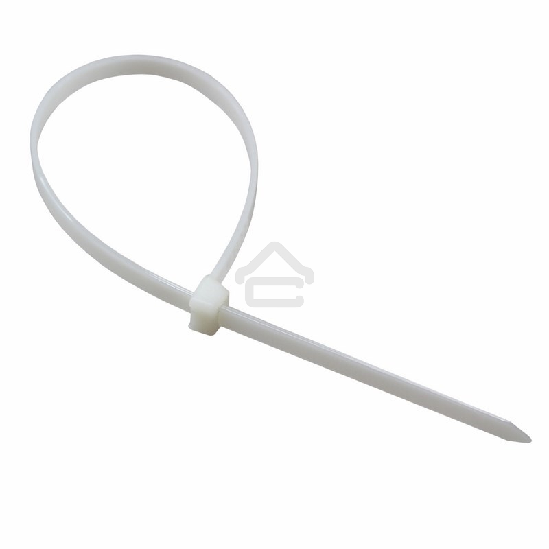 Хомут-стяжка кабельная нейлоновая Rexant 600 x 7.6 мм, белая, упаковка 100 шт.