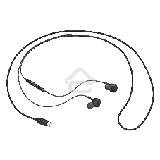 Гарнитура вкладыши Samsung EO-IC100 1.2м черный проводные в ушной раковине